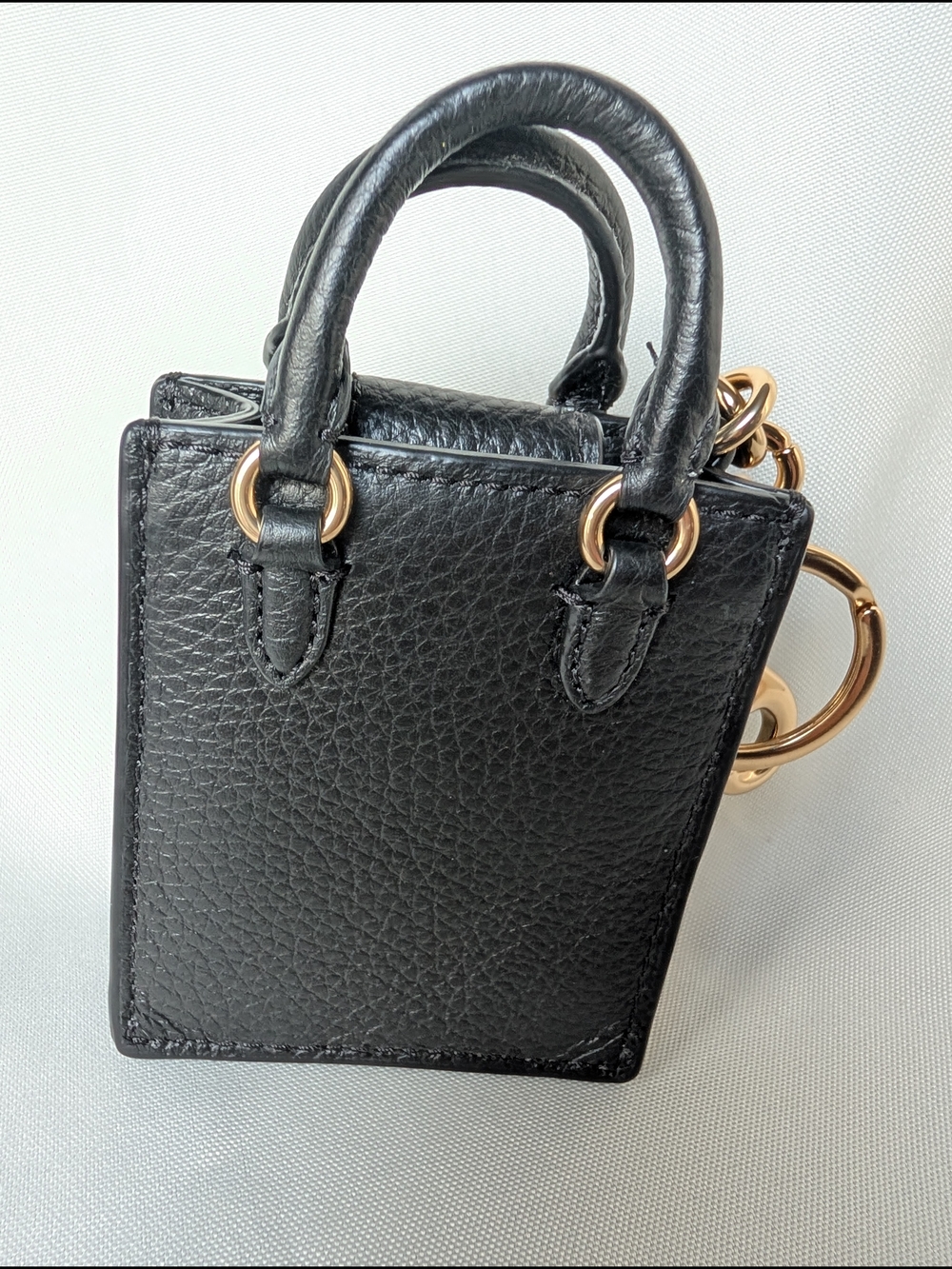 Coach North/South Mini Tote Bag Charm (Style CU280) - Picture 3 of 7
